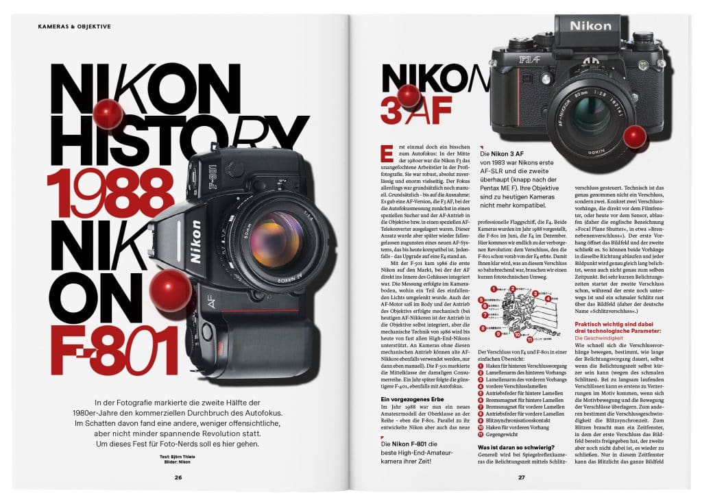 Aufmacher Artikel Nikon F-801 PhotoKlassik 2024-III