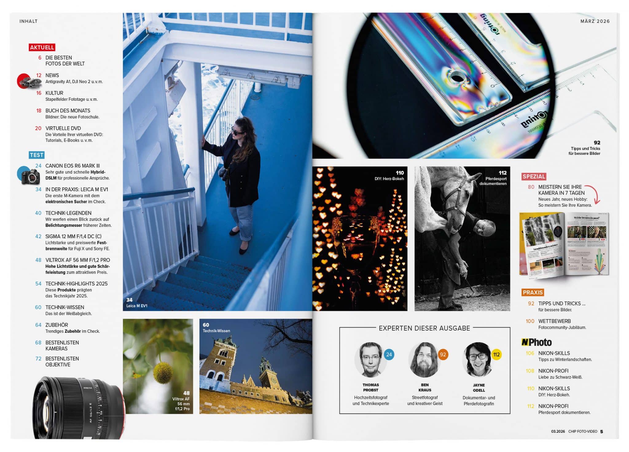 Inhaltsverzeichnis CHIP FOTO-VIDEO 03/2026