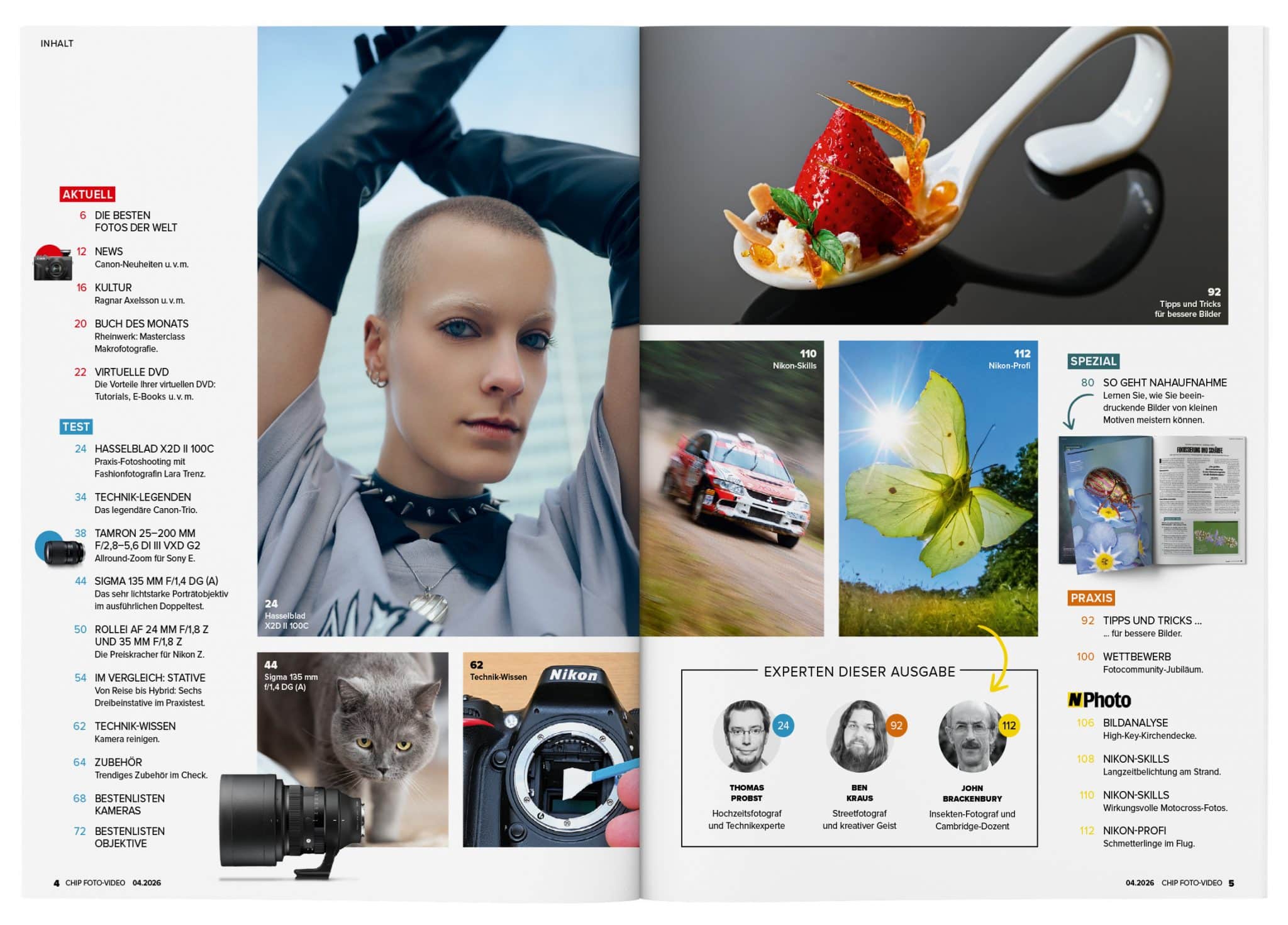 Inhaltsverzeichnis CHIP FOTO-VIDEO 04/2026