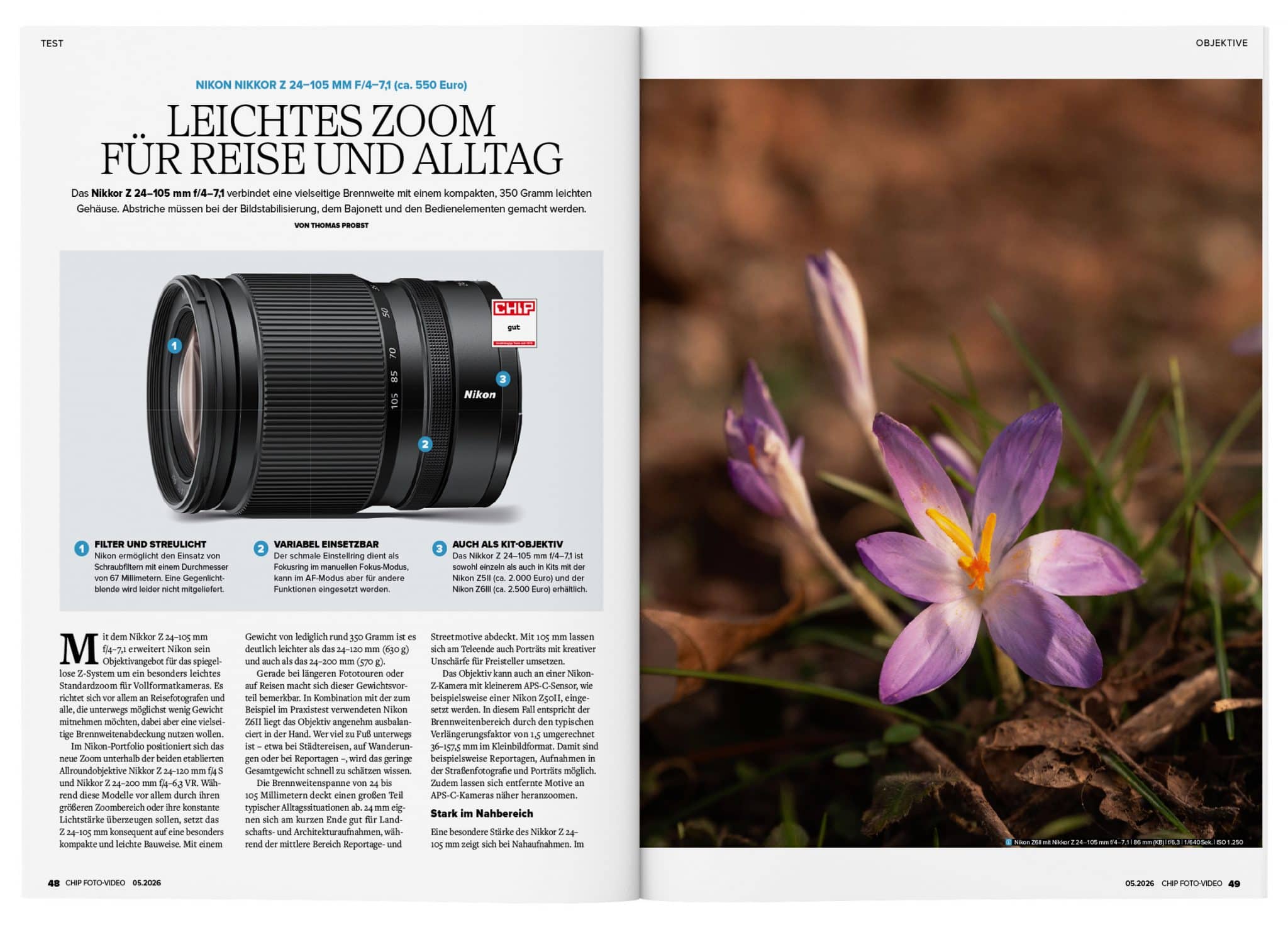 Doppelseite CHIP FOTO-VIDEO 05/2026