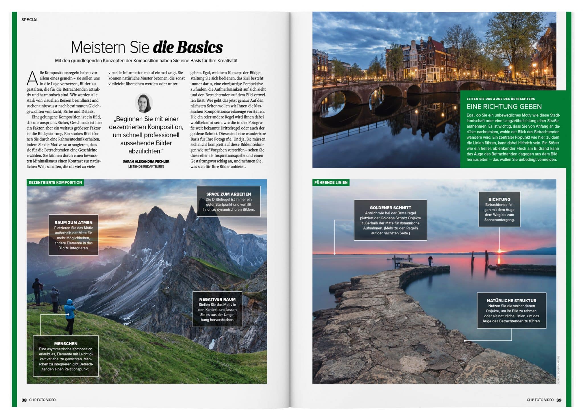 Doppelseite CHIP FOTO-VIDEO Special 2026 „Landschaftsfotografie"